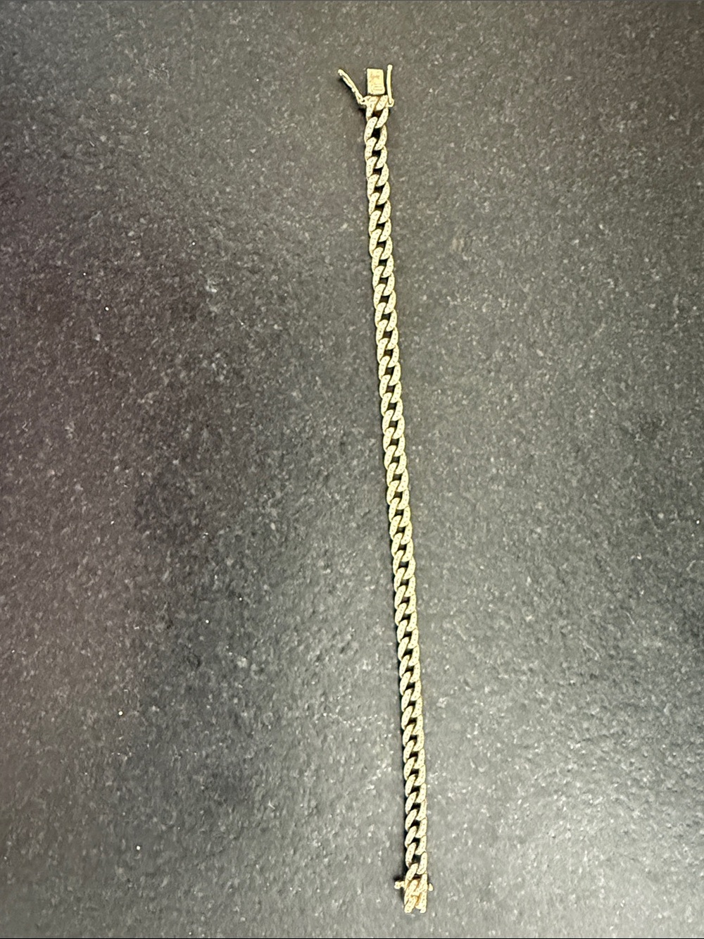 14k Gold Pave Diamond Cuban Link Bracelet - Women's Jewelry